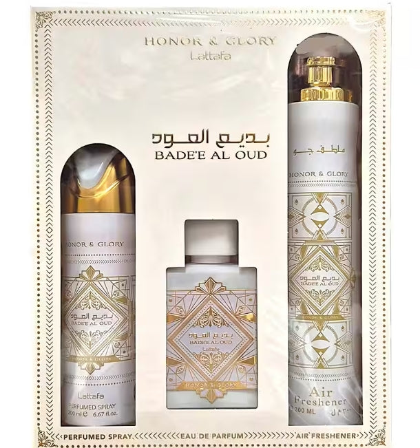 Eau de Parfum Lattafa Badee Al Oud Honor & Glory Geschenkset Eau de Parfum